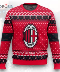 Soccer Team AC Milan Christmas Ugly Christmas Sweater