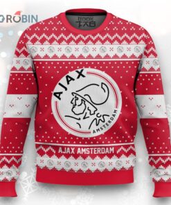 Soccer Team Ajax Amsterdam Christmas Ugly Christmas Sweater