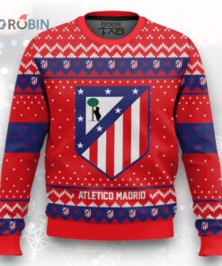 Soccer Team Atlético Madrid Christmas Ugly Christmas Sweater