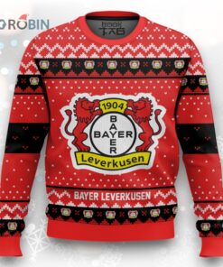 Soccer Team Bayer Leverkusen Christmas Ugly Christmas Sweater