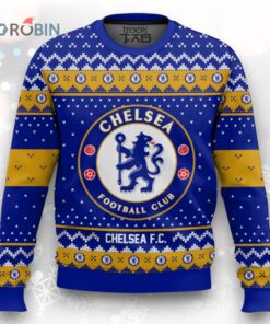 Soccer Team Chelsea F.C. Christmas Ugly Christmas Sweater