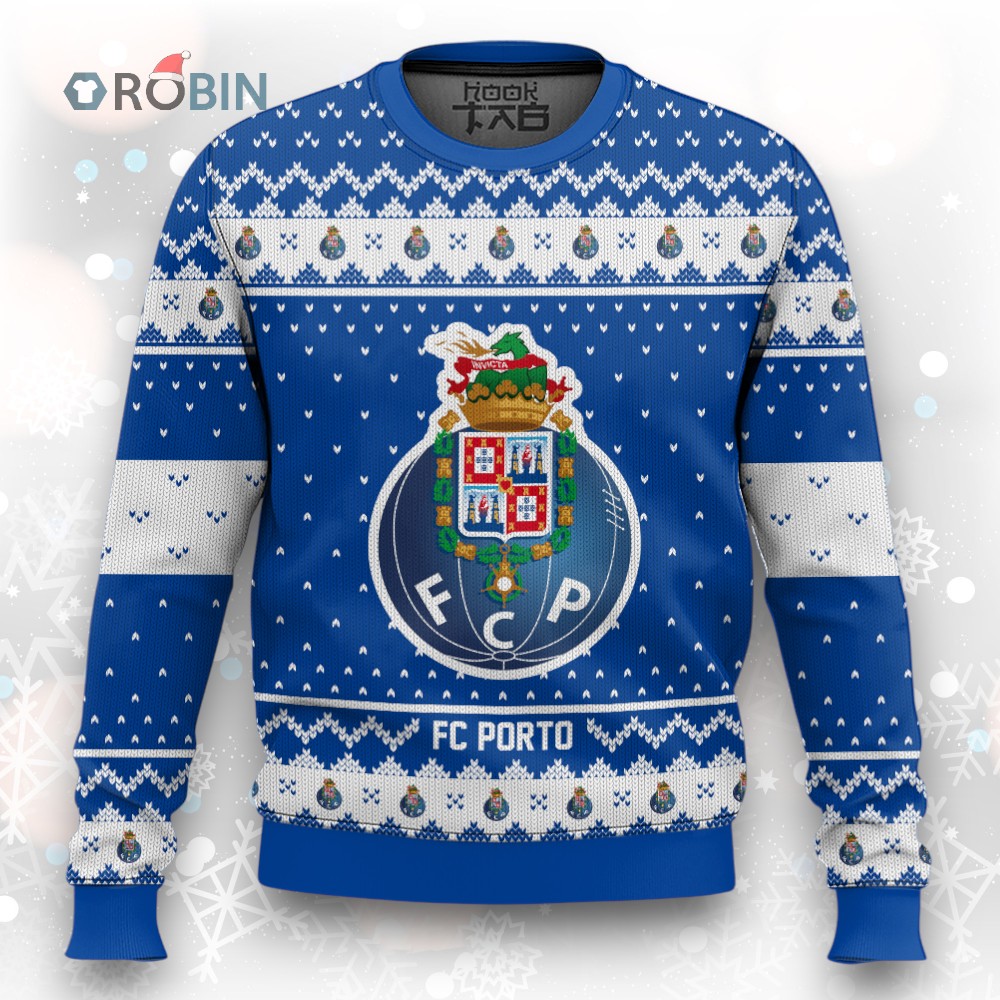 Soccer Team FC Porto Christmas Ugly Christmas Sweater Soccer Team FC Porto Christmas Ugly Christmas Sweater