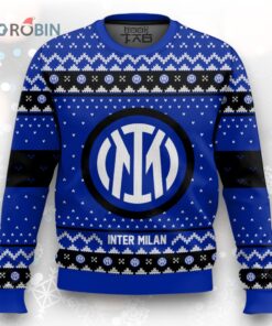 Soccer Team Inter Milan Christmas Ugly Christmas Sweater
