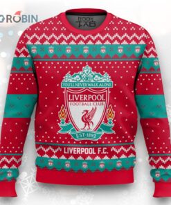 Soccer Team Liverpool F.C. Christmas Ugly Christmas Sweater