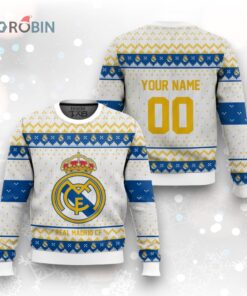 Soccer Team Real Madrid CF Christmas Ugly Christmas Sweater