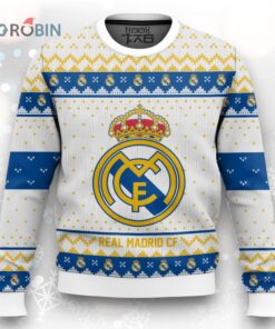 Soccer Team Real Madrid CF Christmas Ugly Christmas Sweater