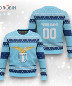 Soccer Team S.S. Lazio Christmas Ugly Christmas Sweater