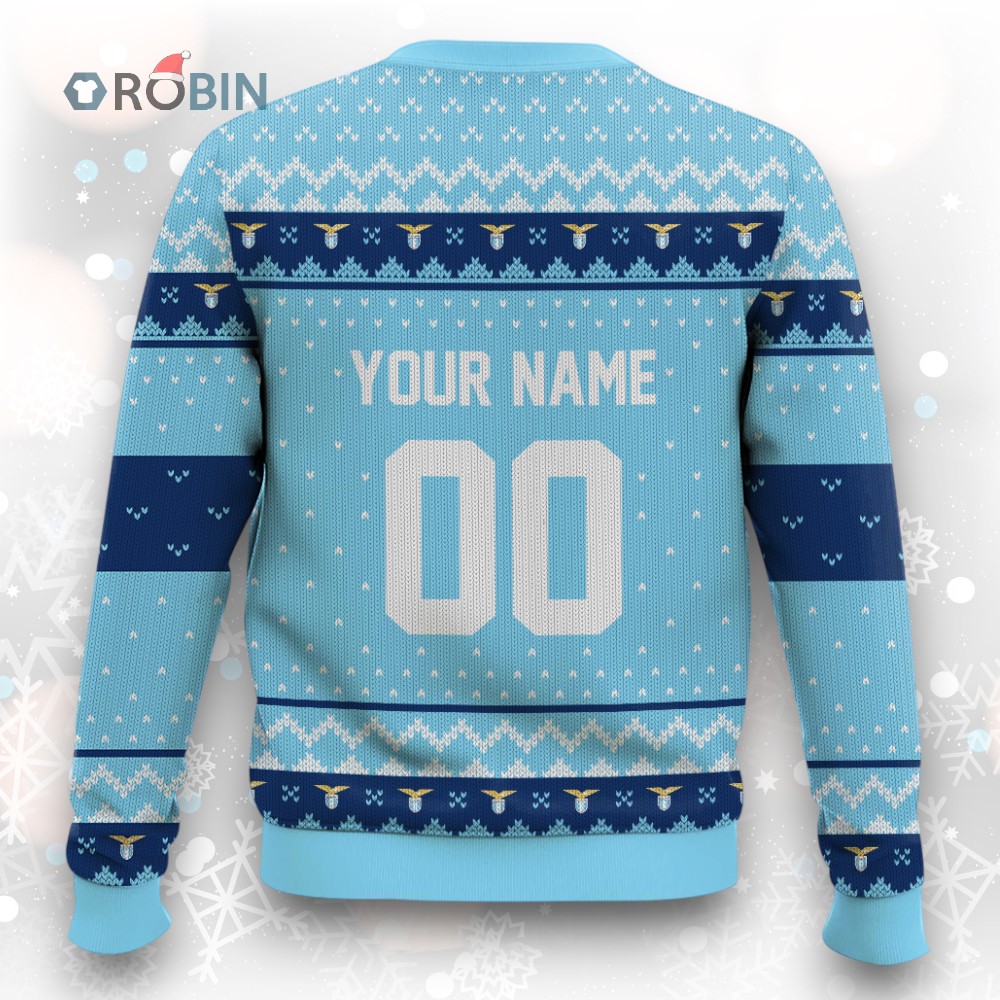 Soccer Team S.S. Lazio Christmas Ugly Christmas Sweater Soccer Team S.S. Lazio Christmas Ugly Christmas Sweater