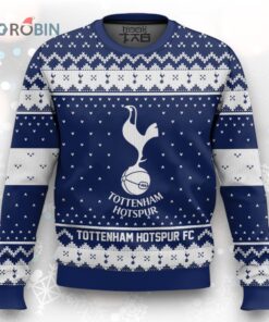 Soccer Team Tottenham Hotspur FC Christmas Ugly Christmas Sweater Soccer Team Tottenham Hotspur FC Christmas Ugly Christmas Sweater