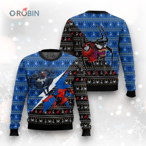 Spider man vs Venom Ugly Christmas Sweater