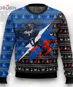 Spider man vs Venom Ugly Christmas Sweater