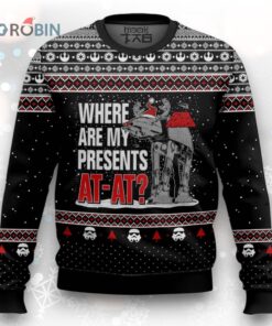 Star Wars Where Presents Ugly Christmas Sweater