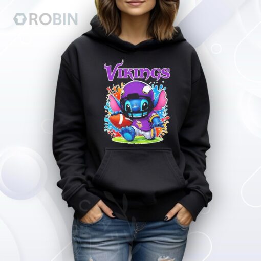 Stitch Fan Minnesota Vikings NFL Shirt