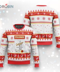 Stolichnaya Vodka Ugly Christmas Sweater