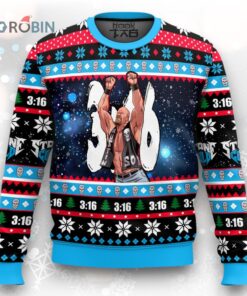 Stone Cold Steve Austin Ugly Christmas Sweater