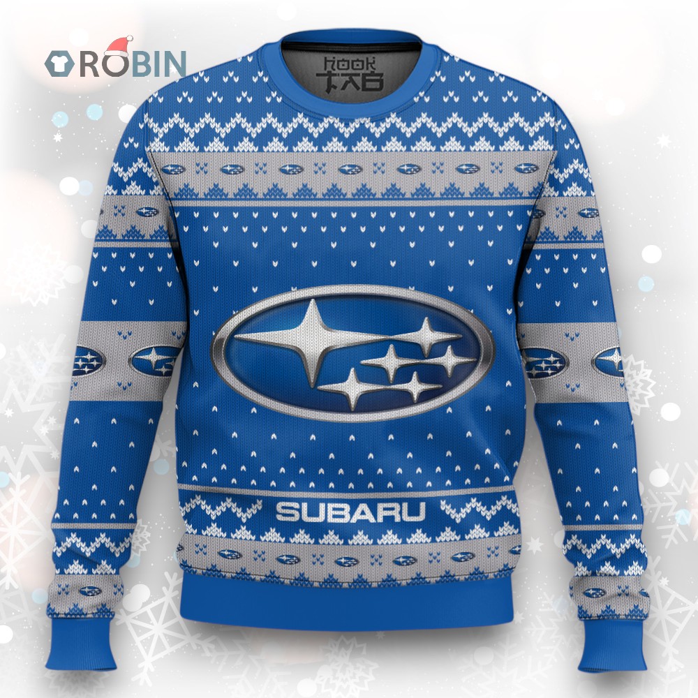 Subaru Ugly Christmas Sweater Subaru Ugly Christmas Sweater