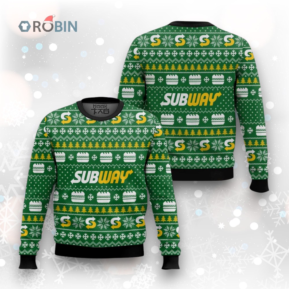 Subway Christmas Sweater Subway Christmas Sweater