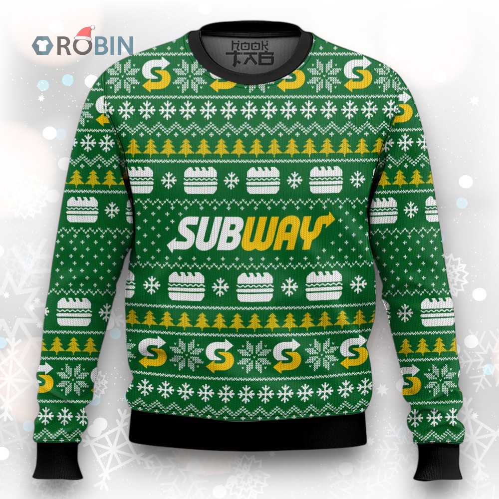 Subway Christmas Sweater Subway Christmas Sweater