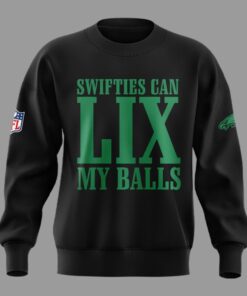 Swifties Can LIX My Balls Shirt – Special New CJ Gardner Johnson Sweatshirt- Philadelphia Eagles Troll Swifties Shirt, Eagles Team Gifts