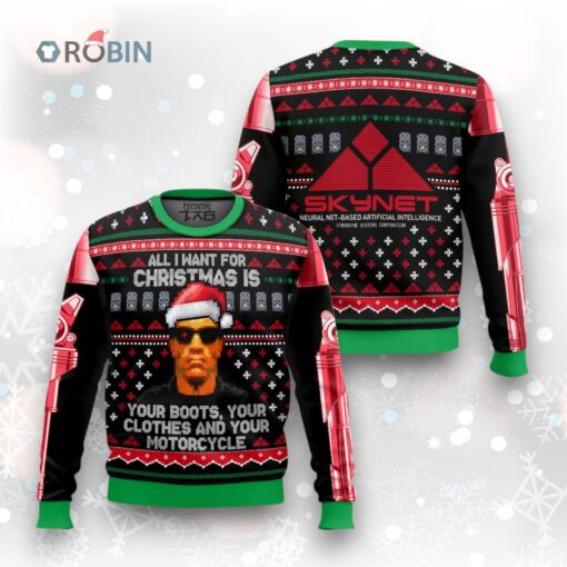 TERMINATOR Ugly Christmas Sweater
