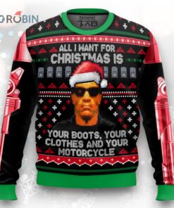 TERMINATOR Ugly Christmas Sweater TERMINATOR Ugly Christmas Sweater