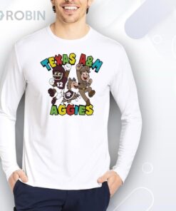 Texas A&M Aggies Character Trio Super Mario Shirt