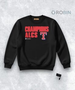 Texas Rangers 2025 ALCS Champions MLB Locker Room Shirt