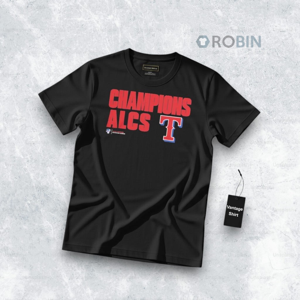 Texas Rangers 2025 ALCS Champions MLB Locker Room Shirt Texas Rangers 2025 ALCS Champions MLB Locker Room Shirt