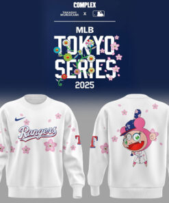 Texas Rangers Takashi Murakami x World Tour Tokyo Series Sweatshirt, Texas Rangers Unique Gifts