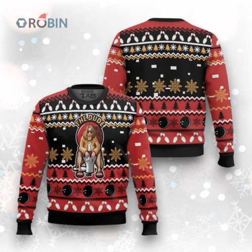 The Big Lebowski Dude Ugly Christmas Sweater