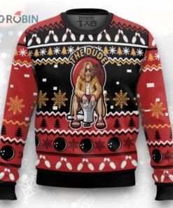 The Big Lebowski Dude Ugly Christmas Sweater