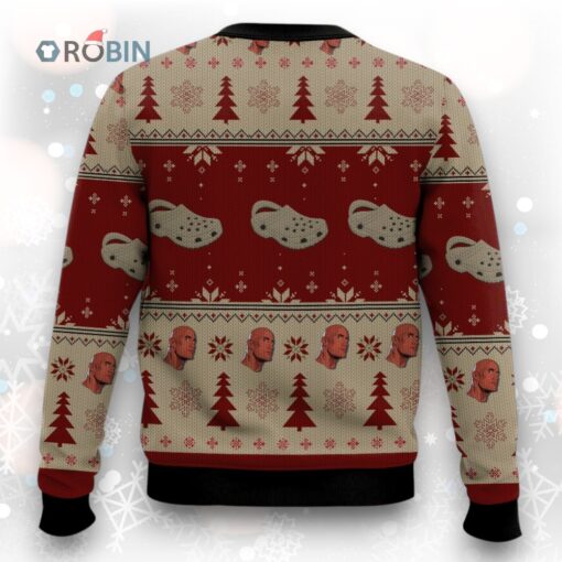 The Crock The Rock Meme Ugly Christmas Sweater