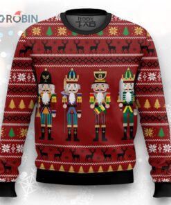 The Nutcracker For Christmas Gifts Ugly Christmas Wool Knitted Sweater