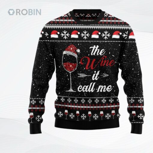 The Wine It Call Me Ugly Christmas Sweater
