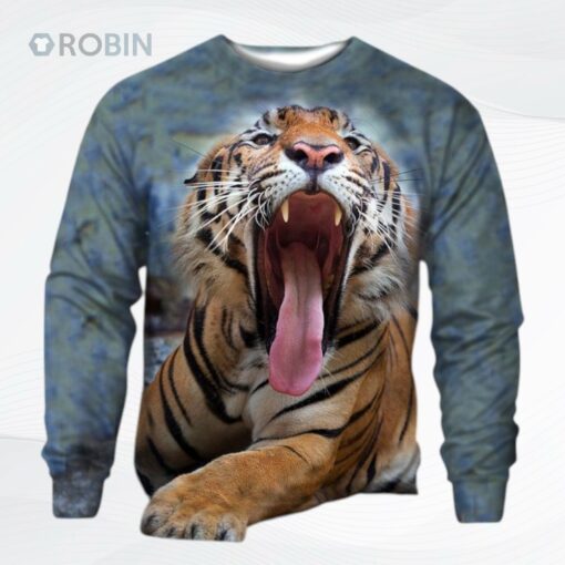Tiger Dadlcta Ugly Christmas Sweater