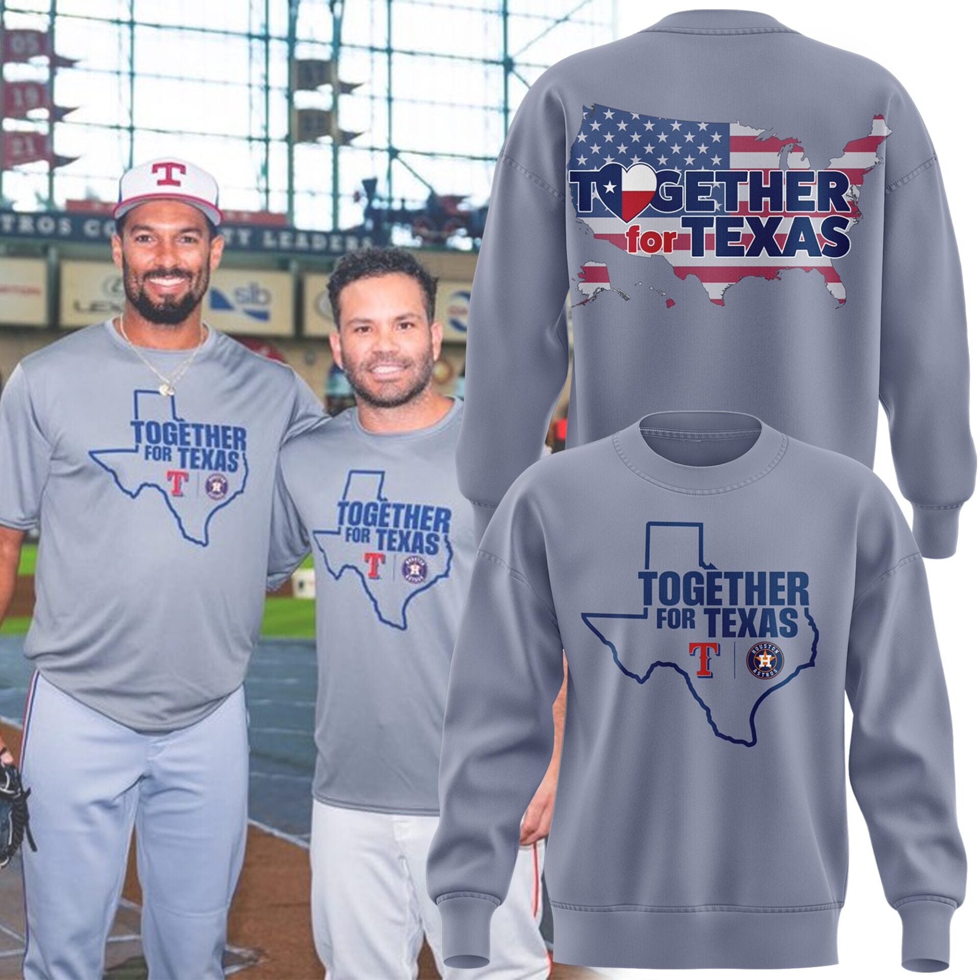 Together for Texas 2025 Limited Edition Sweatshirt, Sweater Together for Texas 2025 Limited Edition Sweatshirt, Sweater