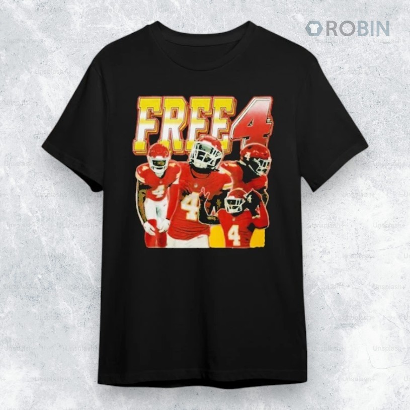Travis Kelce Tyquan Thornton Rashee Rice Free 4 Shirt Travis Kelce Tyquan Thornton Rashee Rice Free 4 Shirt