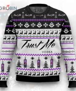Trust Me Vodka Ugly Christmas Sweater