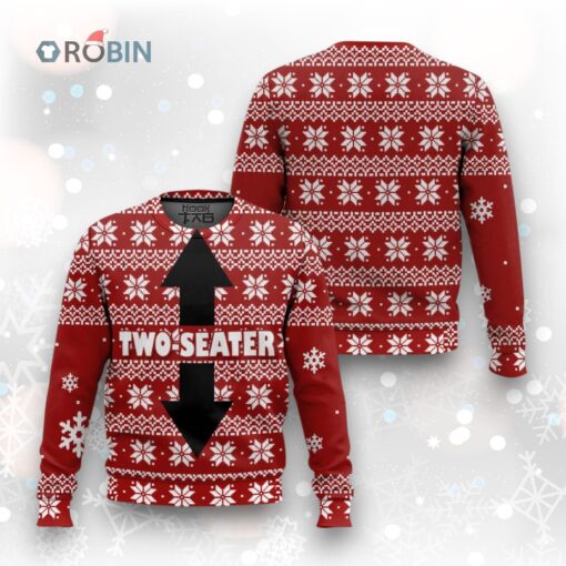 Two Seater Ugly Christmas Sweater