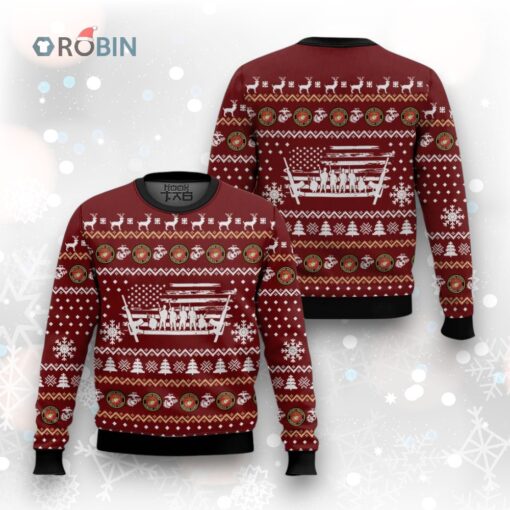 U.S Marine Corps Ugly Christmas Sweater