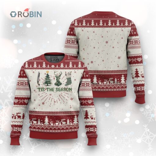 Ugly Christmas Sweater   Camo Hunting Design for the Perfect Holiday Look