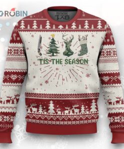 Ugly Christmas Sweater   Camo Hunting Design for the Perfect Holiday Look
