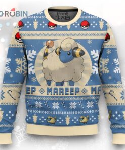 Ugly Christmas Sweater   Pokemon Gen 2 Mareep Design