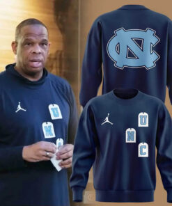 UNC Basketball Coach Hubert Davis New Sweatshirt – – Carolina Tar Heels Shirt