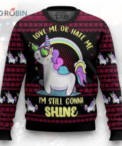 Unicorn I’m Still Gonna Shine Ugly Christmas Sweater