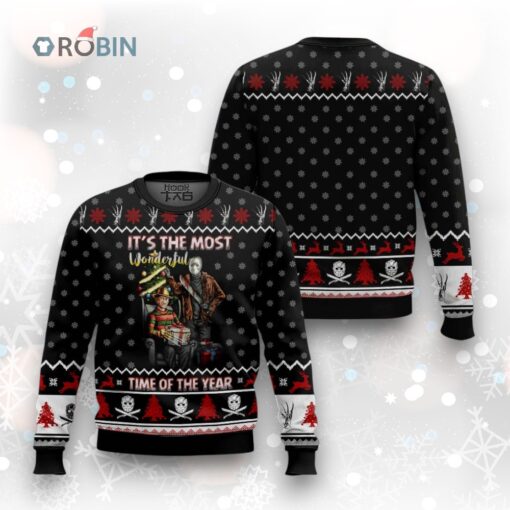 Unisex Halloween Horror Casual Ugly Christmas Sweater