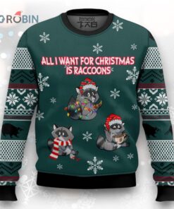 Unleash Your Wild Side this Christmas with a Raccoon Christmas Sweater! Unleash Your Wild Side this Christmas with a Raccoon Christmas Sweater!