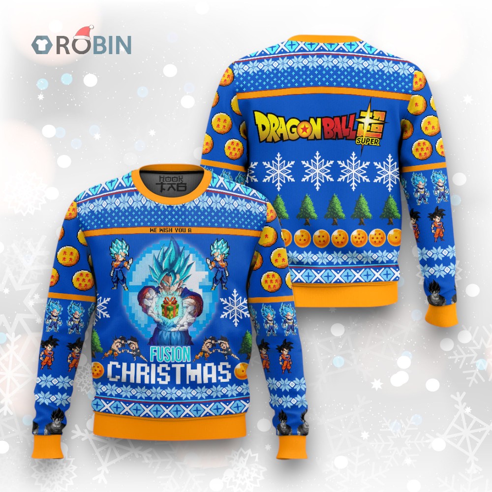 Vegito Fusion Christmas Ugly Christmas Sweater Vegito Fusion Christmas Ugly Christmas Sweater