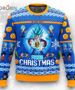 Vegito Fusion Christmas Ugly Christmas Sweater Vegito Fusion Christmas Ugly Christmas Sweater