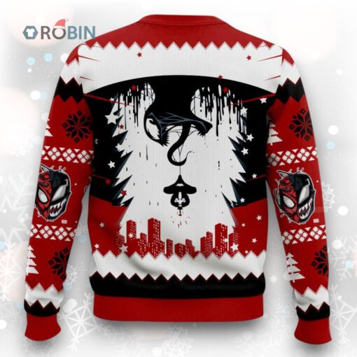 Venom x Spiderman Last Dance Ugly Christmas Sweater